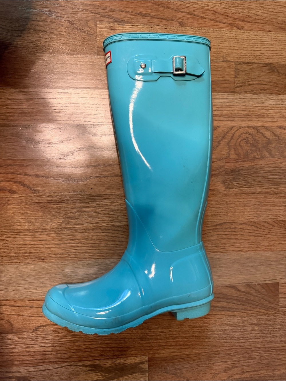 Hunter Tall Rain Boots - RARE Tiffany Blue - Picture 3 of 12